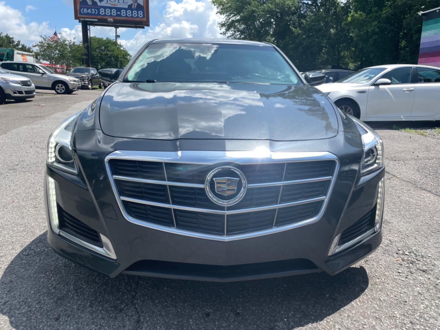 2014 GRAY CADILLAC CTS 2.0T (1G6AP5SX1E0) with an 2.0L engine, Automatic transmission, located at 5103 Dorchester Rd., Charleston, SC, 29418-5607, (843) 767-1122, 36.245171, -115.228050 - Photo#1